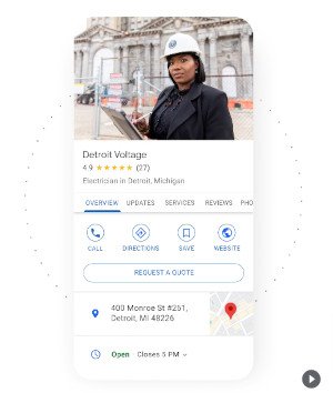 google my business profile