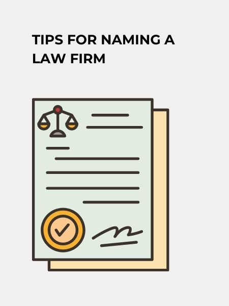 tips for naming a law firm